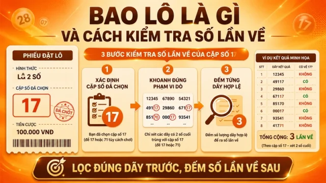 Cách kiểm tra số bao lô và đếm số lần xuất hiện hợp lệ