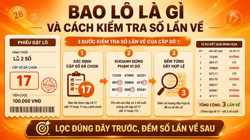 Cách kiểm tra số bao lô và đếm số lần xuất hiện hợp lệ