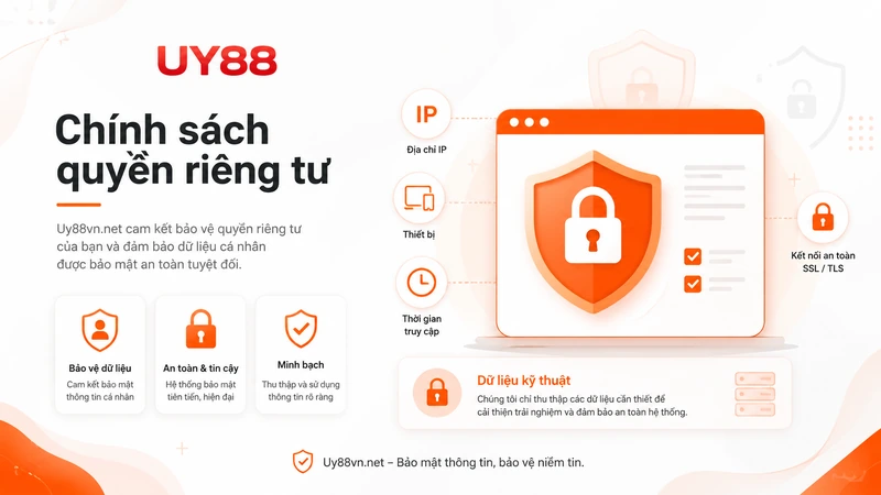 Chính sách quyền riêng tư và dữ liệu trên Uy88vn.net