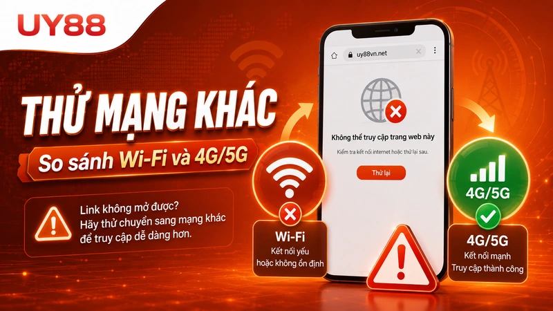 Chuẩn bị thông tin liên hệ hỗ trợ khi link UY88 bị lỗi